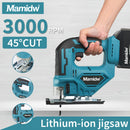 Serra Elétrica Sem Fio Mamidw 3000RPM – Compatível com Baterias Makita 18V