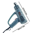 DKEOF Pistola de Ar Quente 1280W – Precisão e Potência para Seus Projetos