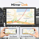 VENBES Rádio para Carro 7" – Navegação Gratuita, Mirror Link e MP5 Player