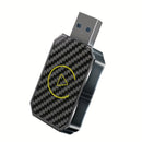 Adaptador Dongle 2-em-1 Sem Fio para Android Auto e CarPlay – Plug &amp; Play USB-C