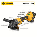 Rebarbadora Angular Sem Escovas 125mm – Conjunto Elétrico para Metal, Madeira e DIY