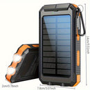 Bateria Externa Solar Portátil 20000mAh
