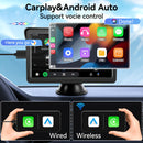 AHOUDY 17,78 cm Carplay &amp; Android Auto – Tela Touchscreen Multimídia para Carro