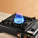 Fogão a Gás Portátil Ideal para Cozinhar em Acampamentos, Compatível com Cartucho ou Botija de Gás