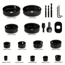 Kit de Serra Copo Pesada 21 Peças (19–127mm) – Conjunto Profissional para Madeira e Plástico