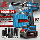 Chave de Impacto Elétrica Brushless 1000N.m – Potência e Versatilidade Sem Fios