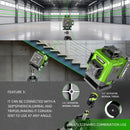 Nível Laser de Auto-Nivelamento 16 Linhas – Laser Verde Horizontal e Vertical 4D 4x360°