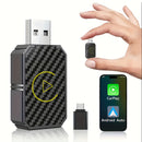 Adaptador Dongle 2-em-1 Sem Fio para Android Auto e CarPlay – Plug &amp; Play USB-C