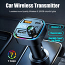 Reprodutor de MP3 para Carro Sem Fio – Hands-Free, Display Digital e Carregamento Rápido PD 15.5W