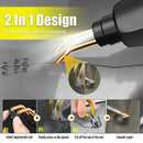 Kit de Reparação Profissional de Para-choques de Carro – Pistola de Calor, Ferro de Soldar e Grampos