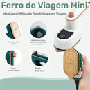 Ferro de Passar Porttil Plug UE  Mini Ferro Dobrvel 180 Leve Sem Bateria Aquecimento Rpido em 30 Segundos Uso a Seco e a Vapor Design Compacto Ideal para Viagens de NegciosCasaUniversidade